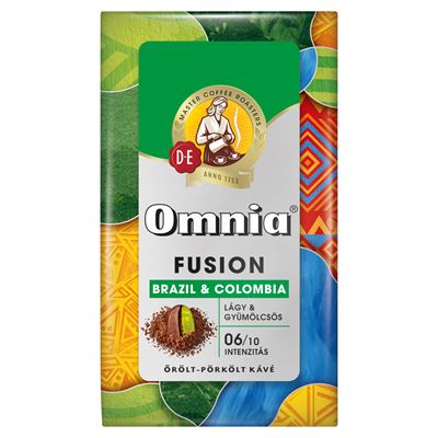 D·E Omnia Fusion Brazil&Colombia őrölt kávé 225 g
