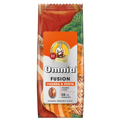 D·E Omnia Fusion Uganda&Kenya szemes kávé 900 g