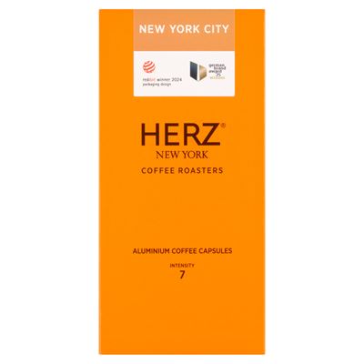 HERZ COFFEE NEW YORK CITY Nespresso Kompatibilis Kávékapszula 10 x 5,7 g