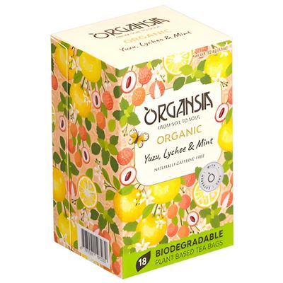 Basilur Organisa yuzu licsi és menta bio tea 18 db 32,4 g