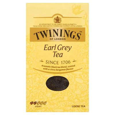 TWININGS Earl Grey aromás fekete tea 100 g