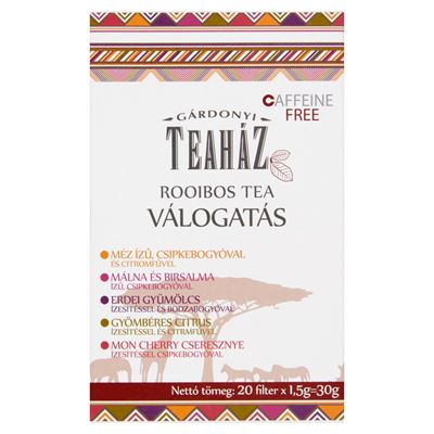 Gárdonyi Teaház rooibostea-válogatás 20 filter 30 g