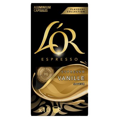 L'OR Nespresso Kompatibilis Espresso Vanille ízesítésű kapszula 10 x 5,2 g