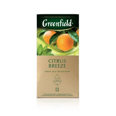 Greenfield Citrus Breeze Zöld Tea 25 x 2 g