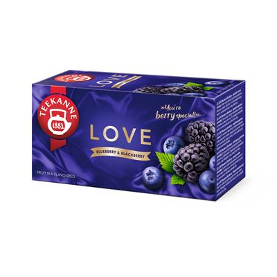 Teekanne World of Fruits LOVE Blueberry Blackberry Áfonya-Szeder íz. gy.tea 45g