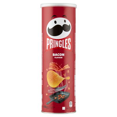 Pringles szalonnás ízesítésű snack 165 g