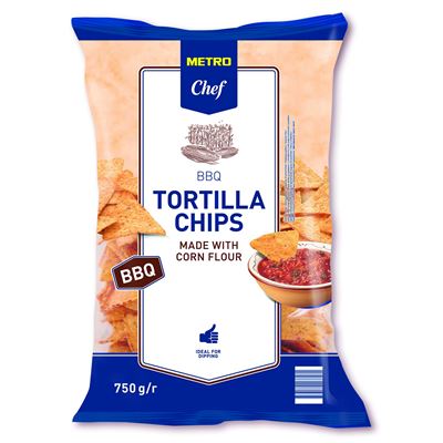 METRO Chef Tortilla Chips BBQ 750g