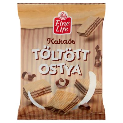 Fine Life kakaós krémmel töltött ostya 200 g