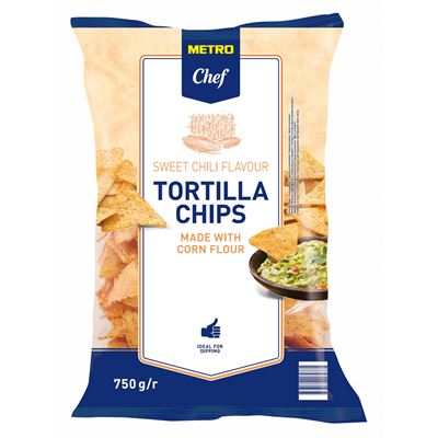 METRO Chef Édes Chili Tortilla Chips 750 g