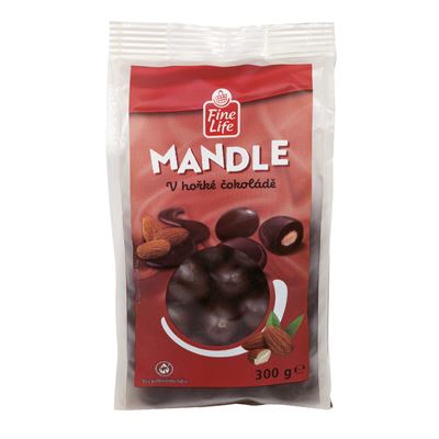 Fine Life Mandula Étcsokoládé Bevonattal 300 g