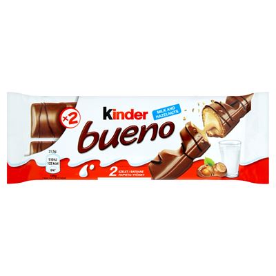 kinder BUENO Tejcsokoládéval Bevont Ostya Tejes-Mogyorós Krémmel Töltve 30 x 43 g