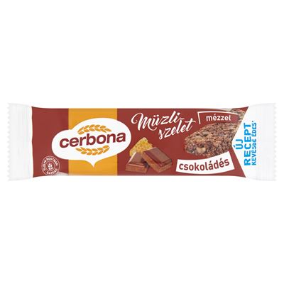 Cerbona Csokoládés Müzliszelet 20 x 20 g