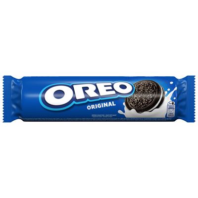 OREO Original vaníliaízű töltelékkel töltött kakaós keksz 154 g