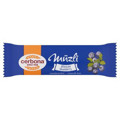 Cerbona áfonyás müzliszelet 20 g