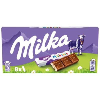 Milka Milkinis Alpesi Tejcsokoládé Tejszínes Krémmel Töltve 87,5 g