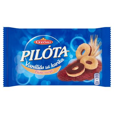 GYŐRI Pilóta vaníliás ízű karika 150 g