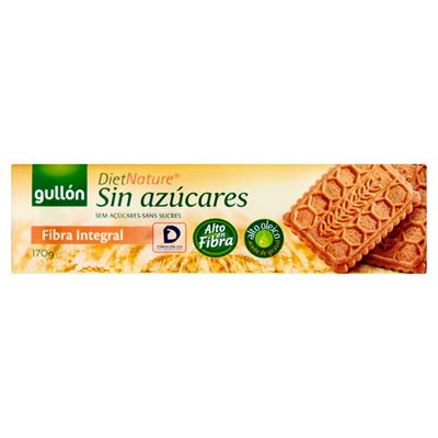 Gullón élelmi rostban gazdag keksz, édesítőszerrel, cukormentes 170 g
