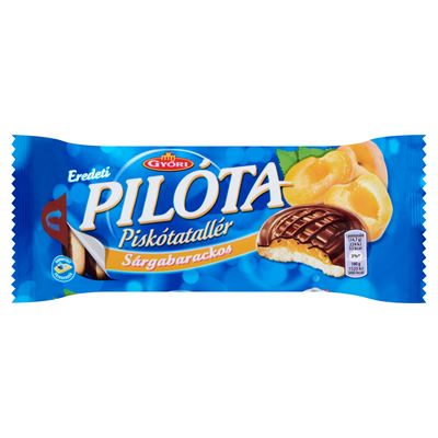 GYŐRI Pilóta sárgabarackos piskótatallér 147 g