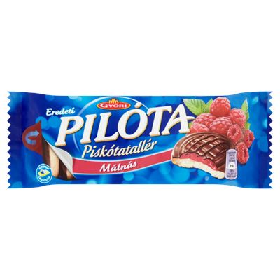 GYŐRI Pilóta málnaízű piskótatallér 147 g