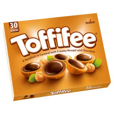 TOFFIFEE mogyoró karamellben, mogyorós nugátkrémmel és csokoládéval 250 g