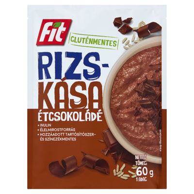 Fit Reggeli Fit gluténmentes rizskása inulinnal és étcsokoládéval 60 g
