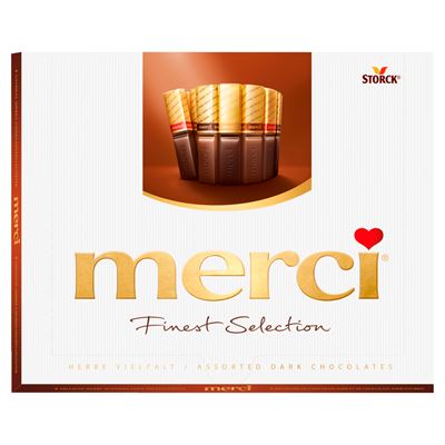 MERCI Finest Selection 4 étcsokoládé-különlegesség 250 g