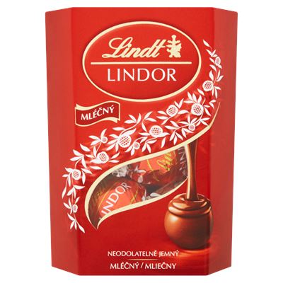 LINDOR Lindt Lindor tejcsokoládé praliné lágyan olvadó töltelékkel 50 g