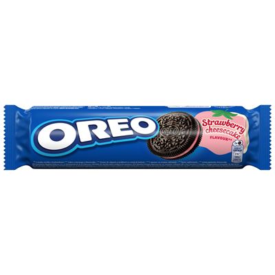 OREO epres-sajttortaízű töltelékkel töltött kakaós keksz 154 g