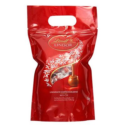 Lindt LINDOR Bag tejcsokoládé golyók 1 kg