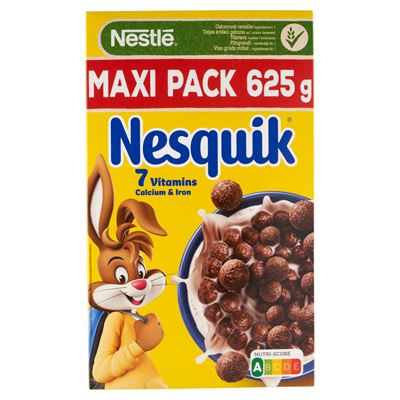Nesquik Nestlé Nesquik kakaós ízű, ropogós gabonapehely vitaminokkal és ásványi anyagokkal 625 g