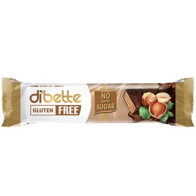 DIABETTE NAS gluténmentes mogyoró ízű krémmel töltött ostya 26 g