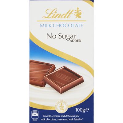 Lindt tejcsokoládé édesítőszerekkel 100 g