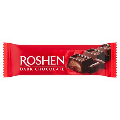 ROSHEN étcsokoládé szelet brandy ízű töltelékkel 33 g