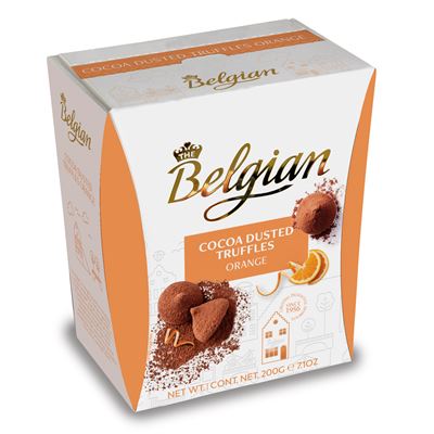 Belgian Fantasy trüffel narancs darabkákkal 200 g
