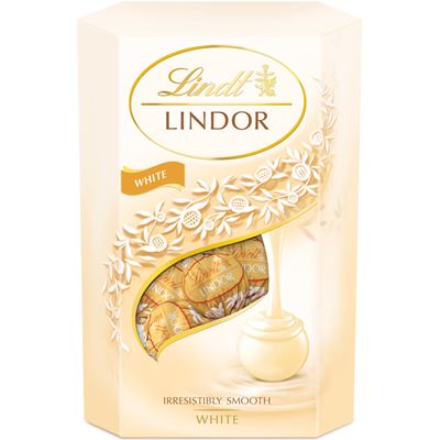 Lindt Lindor fehércsokoládé praliné lágyan olvadó töltelékkel 200 g