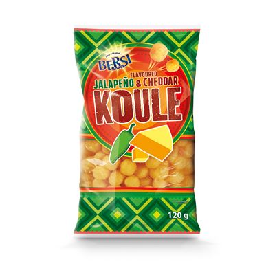 Bersi jalapeňo és cheddar ízű snack 120 g