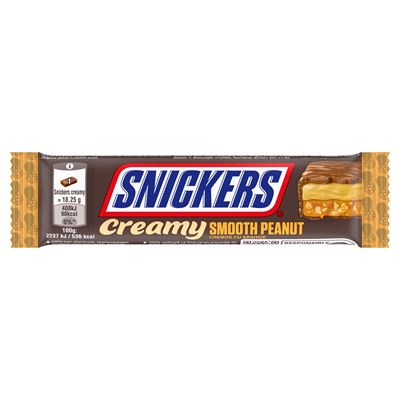 SNICKERS Creamy tejcsokoládé földimogyorókrémmel karamellával 2 x 18,25 g (36,5 g)