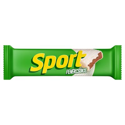 Sport fehér csokoládéval mártott rumos ízű kakaós szelet 31 g