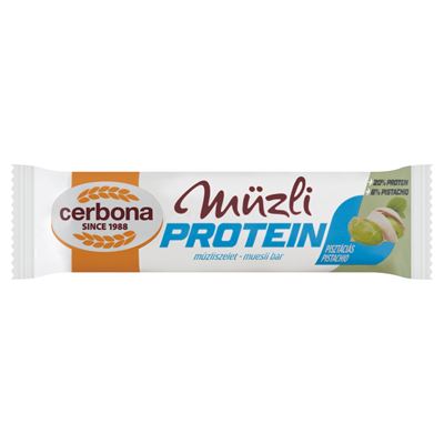 Cerbona Protein Pisztáciás Szelet 35g