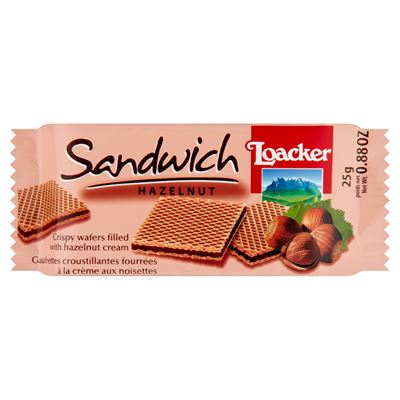 Loacker wafer sandwich mogyorós ÚJ 25g