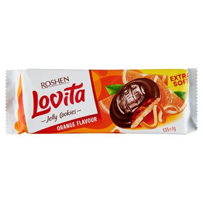Lovita Piskótatallér Narancsos ízesítésű 135g