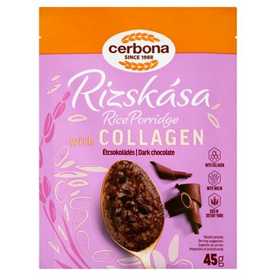 Cerbona Kollagénes Étcsokis Zabkása 45 g