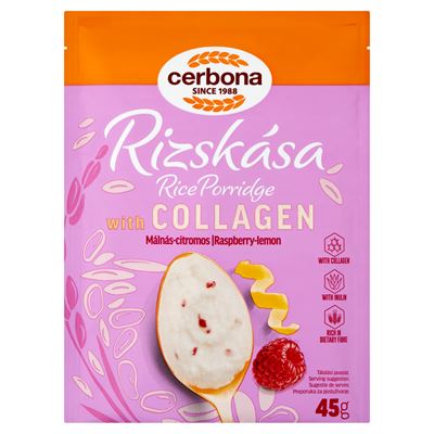 Cerbona Kollagénes Málnás-Citromos Rizskása 45 g