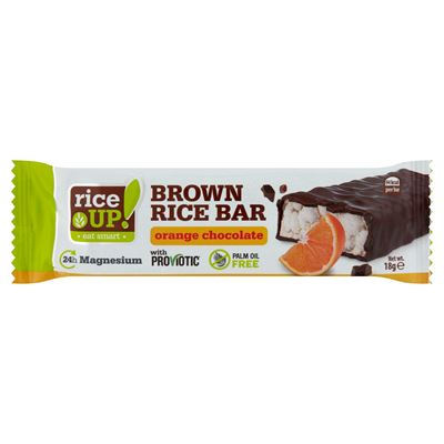 Rice Up szelet narancsos étcsokoládé 18 g