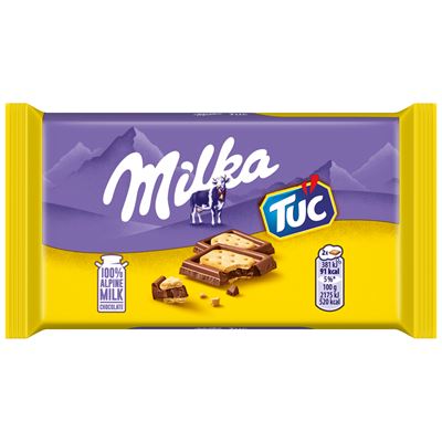 Milka Mini Krémes Tejcsokoládé Tuc Keksz Krékerrel 35 g