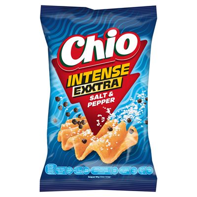 CHIO Chips Intense Extra Salt & Pepper Sós Borsos Chips 55g