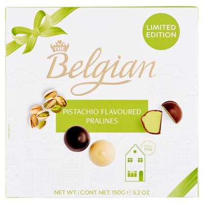 Belgian Pralinés Pistachio pisztáciakrémmel töltött desszert 150g/12