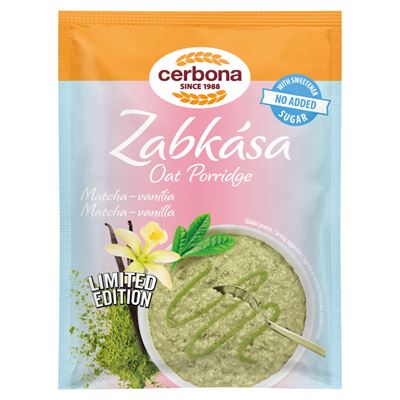 Cerbona matcha-vanília zabkása 50 g