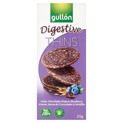Gullon Digestive Thins áfonyás keksz 270 g