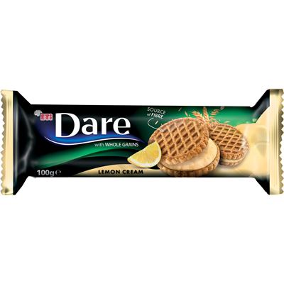 ETi Dare teljes kiőrlésű keksz citromkrémmel 100 g